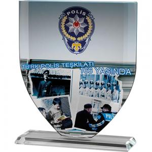 Kristal Plaket ( 15 x 18 cm )