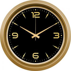 Metalize Duvar Saati ( Ø 40 cm )